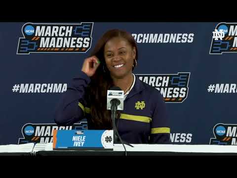 NCAA Tournament Pregame Press Conference | (3.22.24) | Notre Dame Women's Basketball