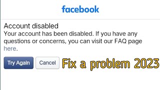 how to recover disabled facebook account without identity proof 2023||your account has been disabled