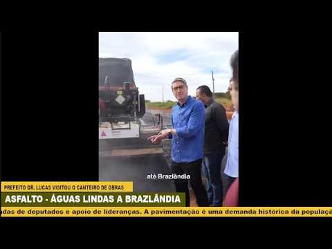 INFRAESTRUTURA - OBRAS DE ASFALTAMENTO DO ACESSO - ÁGUAS LINDAS A BRAZLANDIA