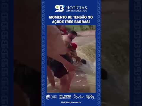 🚨 Momento de tensão no Açude Três Barras!