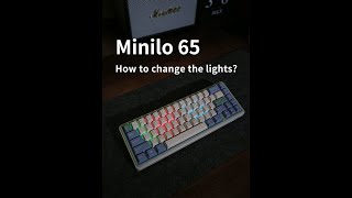 How to change the lights on your keyboard?