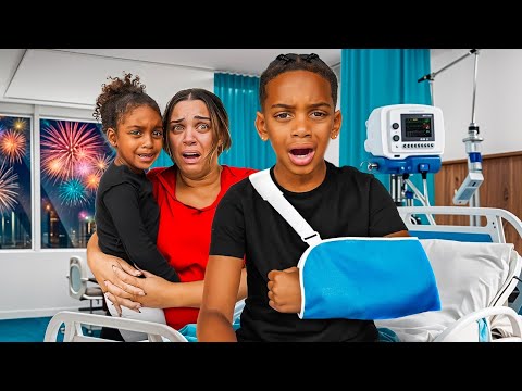 KYRIE GOT HIT BY A FIREWORK