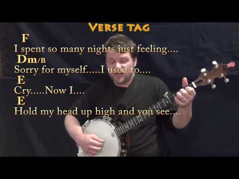 I Will Survive (Gloria Gaynor) Banjo Cover Lesson with Chords/Lyrics