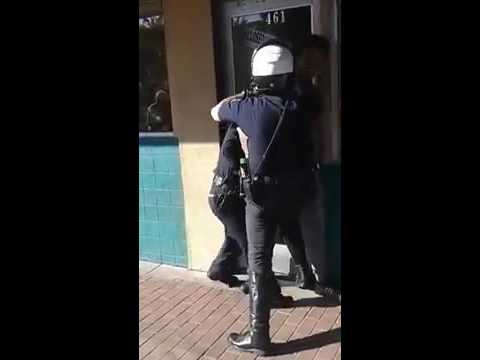 Merced Police Arrest Male For Videoing Arrest OF BLACK BOY RIDING BIKE