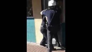 Merced Police Arrest Male For Videoing Arrest OF BLACK BOY RIDING BIKE