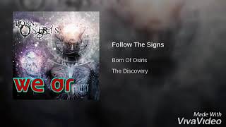 BORN OF OSIRIS - FOLLOW THE SIGN LYRICS VIDEO