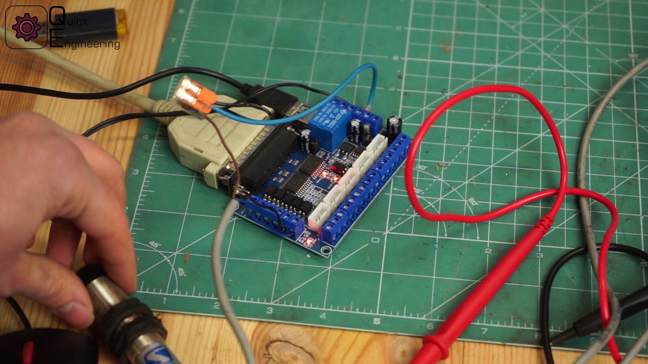 LinuxCNC connecting lathe encoder signals to LPT port