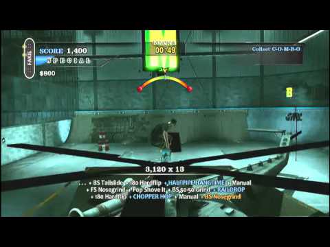 Tony Hawks Pro Skate HD - Projectives - The Hanger - Guide