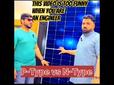 N type vs P type solar panels #engineering #shorts #solarpanel #solarenergy #electrical