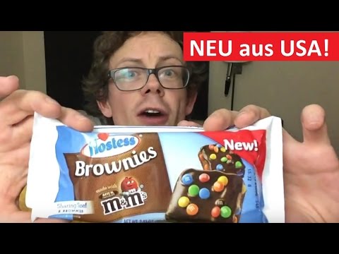 BROWNIES mit M&Ms im Test - So schmeckt der M und Ms-Brownie von Hostess!