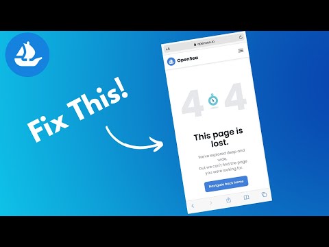 How to fix "404" on Opensea 2022 |  this page is lost