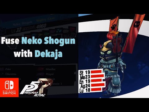 Persona 5 Royal: Neko Shogun with Dekaja / Nintendo Switch