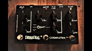 Video thumbnail for Dinosaural Cogmeister | 3 channel Drive pedal - Dan Coggins does something different and it's genius by Bryan R Clarke