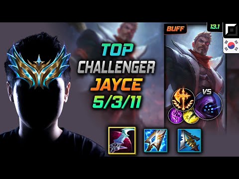 Challenger Top Jayce Build Eclipse Conqueror - Jayce Top vs Jax - LOL KR 13.1