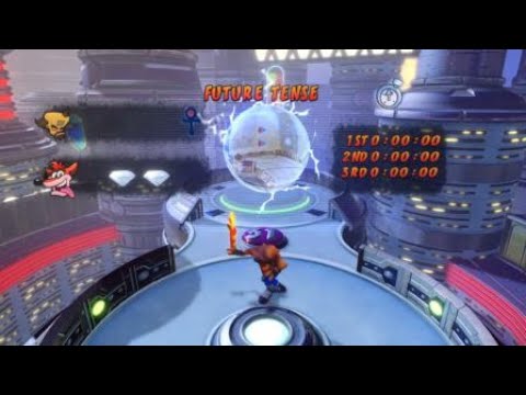 Crash Bandicoot Warped Level 31: Future Tense Both Gems (DLC)