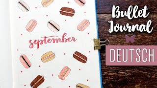 SEPTEMBER plan with me | BULLET JOURNAL setup 2019 | deutsch