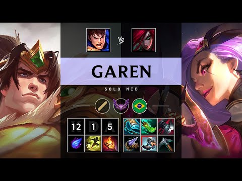 Garen Mid vs Katarina - BR Master Patch 25.12