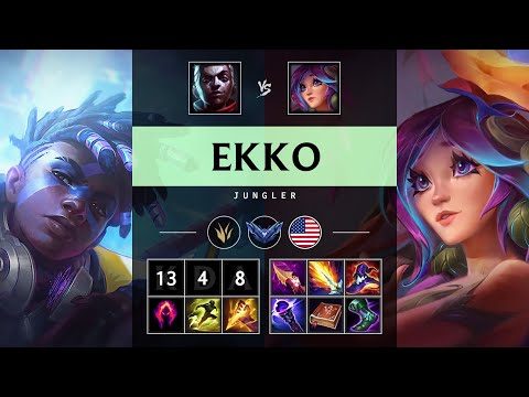 Ekko Jungle vs Lillia - NA Diamond Patch 25.19