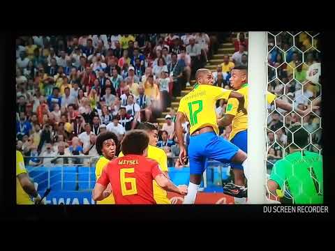 Gol contra do fernandinho Brasil x Belgica