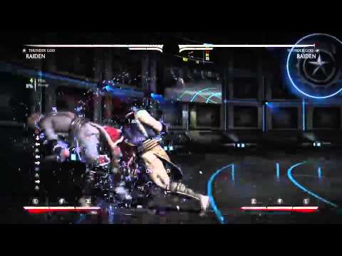(RIP OLD RAIDEN DAMAGE) MKX Raiden 1 bar combos