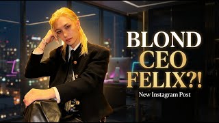Download lagu The internet is buzzing! Stray Kids' Felix 'breaks the internet' with his latest blonde CEO look. mp3