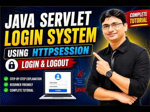 Java Servlet Login System Using Httpsession Login Logout Complete Tutorial