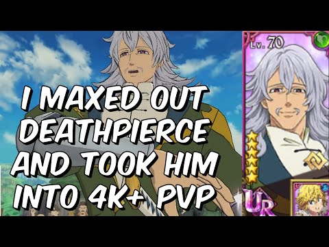 Level 70 6 Star Deathpierce 4k+ Champion 1 PVP Gameplay - Seven Deadly Sins: Grand Cross Global