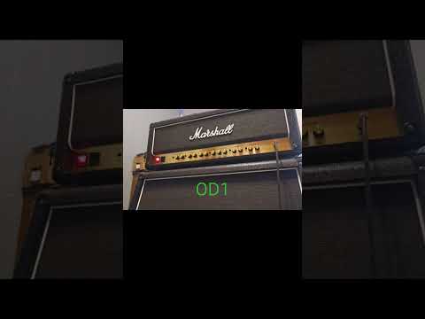 Marshall DSL100HR- Classic Gain,Ultra gain OD1,Ultra gain OD2[no boost]#marshall #amps #shorts #rock