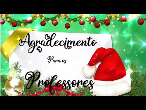 mensagem de agradecimento para os professores