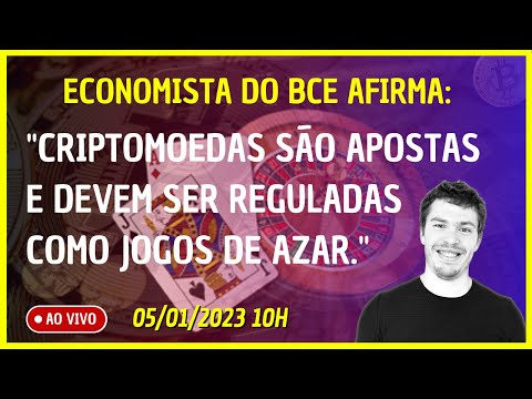 , title : '"CRIPTOMOEDAS SÃO APOSTAS E DEVEM SER REGULADAS COMO JOGOS DE AZAR"'