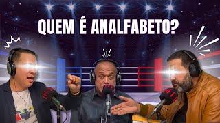 TRETA! PROFESSOR CHAMA SEZAR CAVALCANTE DE ANALFABETO!