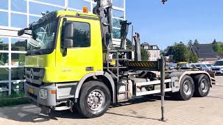 Venta de Mercedes-Benz Actros 2632 6X4 Steel + Palfinger PK18002-EH + 20T Haak Hook Hak camión de contenedores - Imagen 4 | Autoline PY Mercedes-Benz Actros 2632 6X4 Steel + Palfinger PK18002-EH + 20T Haak Hook Hak camión de contenedores | Imagen 4 - Autoline