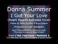 Donna Summer - I Got Your Love (Ralphi Rosario Extended Vocal) LYRICS - HQ 2005