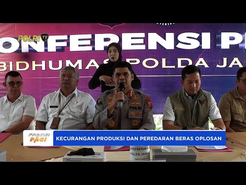 POLDA JABAR AMANKAN 6 TERSANGKA PELAKU PRODUKSI DAN PEREDARAN BERAS TIDAK SESUAI MUTU