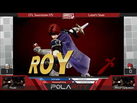CFL Smackdown 175 WiiU - WSGP | Goblinman (Roy) vs Phuzix (Sheik) - Losers Semis