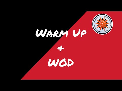 Warm Up and WOD for April 8, 2020
