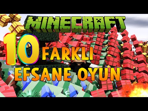 10 FARKLI EFSANE OYUNLAR!! - Minecraft EFSANE MİNİGAMESLER!