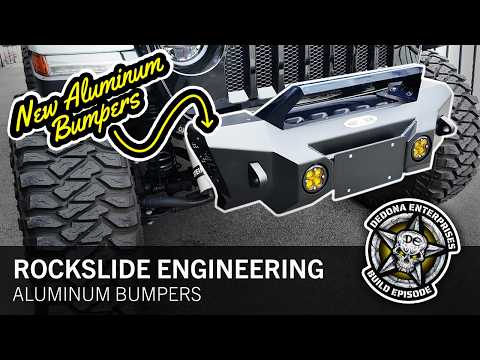 NEW Rock Slide Engineering Aluminum Bumpers Install | Jeep Wrangler 392 Build