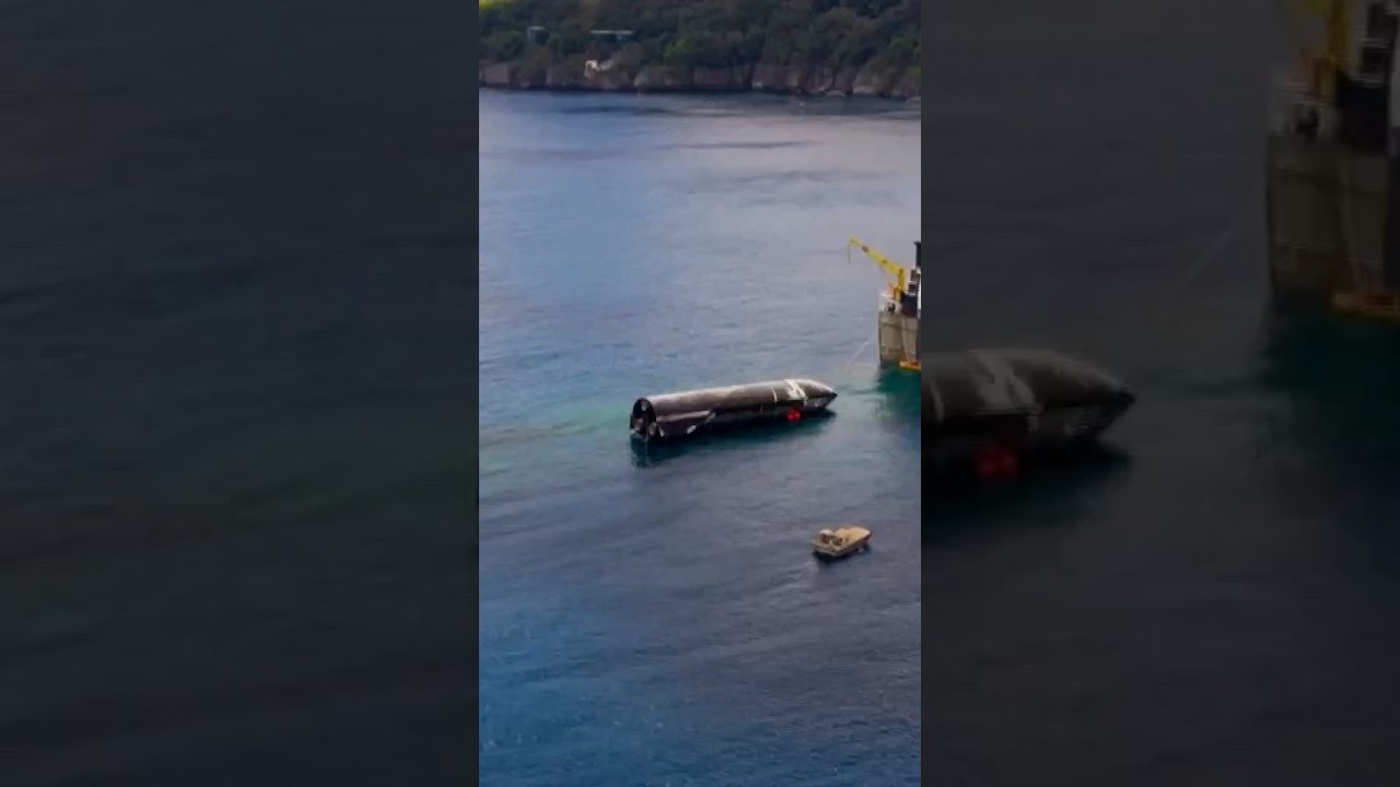 Video: SpaceX recovers intact Starship upper stage from Indian Ocean after July 24 test