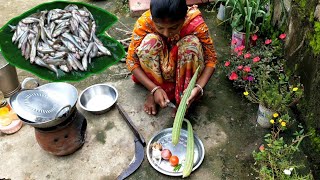 Village Style Ridge Gourd Recipe With Small Fish