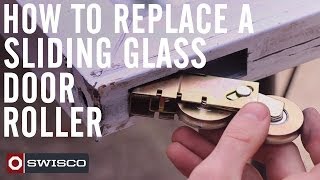 How to Replace a Patio Sliding Glass Door Roller [1080p]