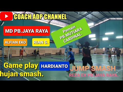 ALFIAN EKO/RIAN S. VS HARDIANTO/REZA DWI, GAME PLAY PRO PLAYERS TIPIKAL SMASH.