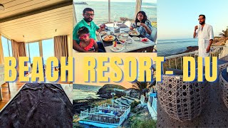 Beach Resort in Diu (दीव)  I Praveg Beach Resort I Ocean View I KISHANI VLOGS #praveg #beach