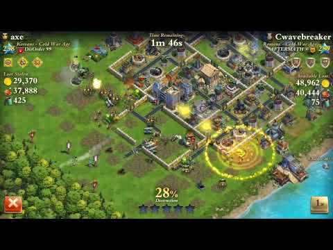 Dominations War: axe vs Cwavebreaker lvl 289 [3D7 & full SH & BS]. 5*