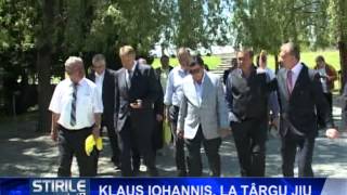 preview picture of video 'KLAUS IOHANNIS, LA TARGU JIU'