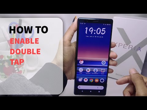 How To Enable Double Tap Screen On Sony Xperia