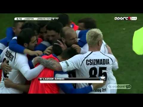 Lazar Arszics gólja a Videoton FC - Lombard Pápa Termál FC mérkőzésen
