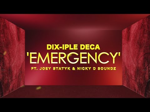 Dix-Iple Deca - Emergency Exit feat. Joey Statyk & Nicky D Soundz (Lyric Video)