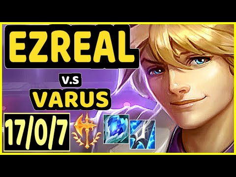 SHOWMAKER (EZREAL) vs VARUS - 17/0/7 KDA BOTTOM ADC CHALLENGER GAMEPLAY - KR