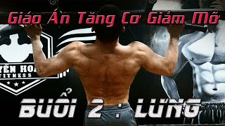 Lịch Tập Và Giáo Án TĂNG CƠ GIẢM MỠ Nâng Cao | Buổi 2 : LƯNG - CẦU VAI | Nguyễn Hoàng Fitness
